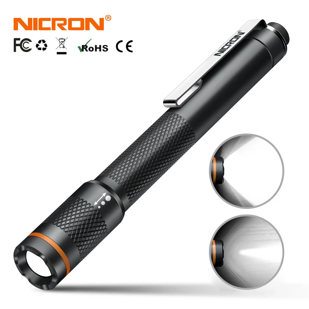 Pen Light Mini Portable LED Flashlight