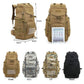 60L Outdoor Waterproof Military Backpack