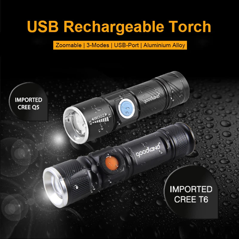 Rechargeable LED Flashlight