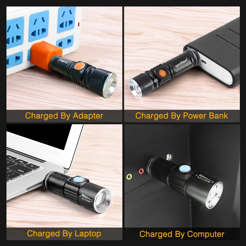 Rechargeable LED Flashlight