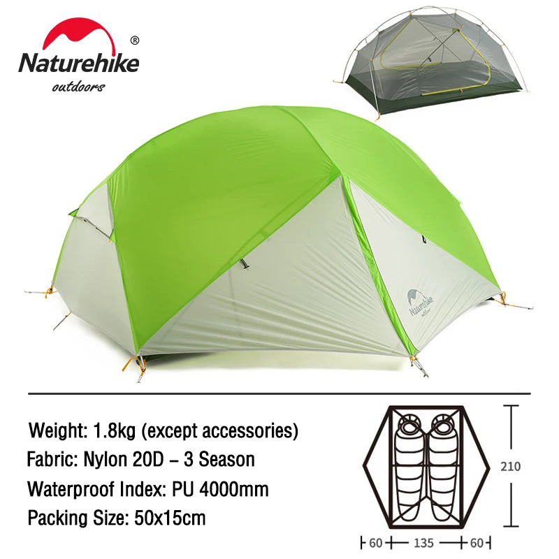 Naturehike  20D Ultralight Travel Tent