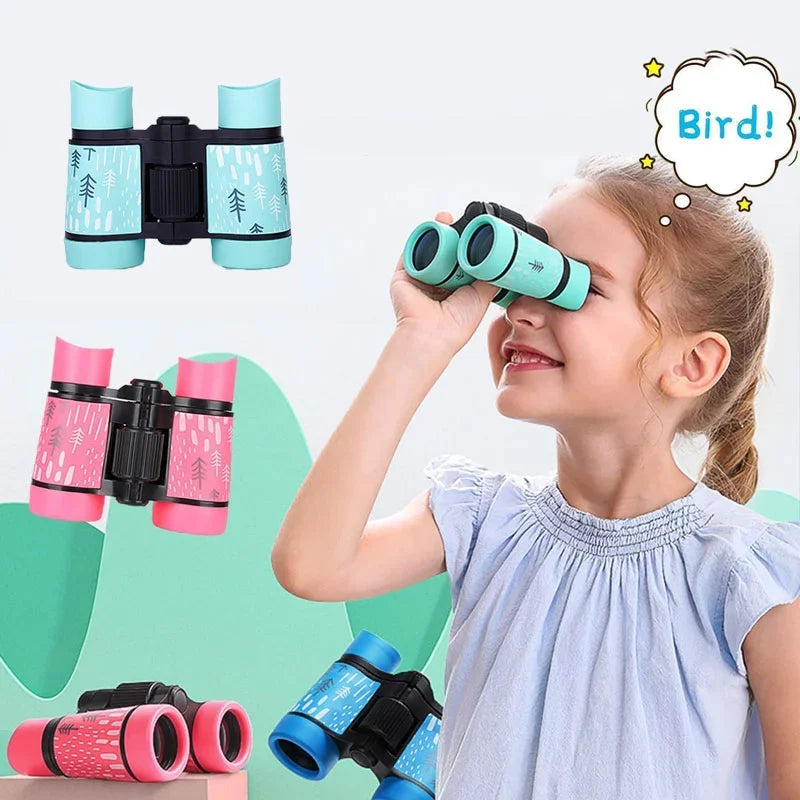 Kids 4X30mm Folding Binoculars for Outdoor Fun