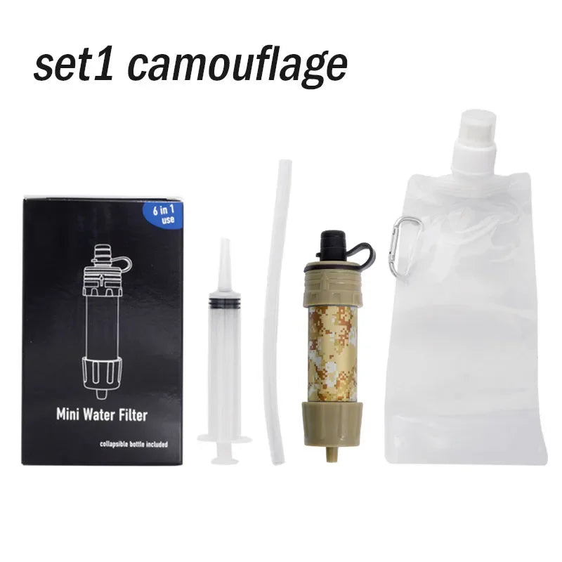 Outdoor Survival Water Filter Straws