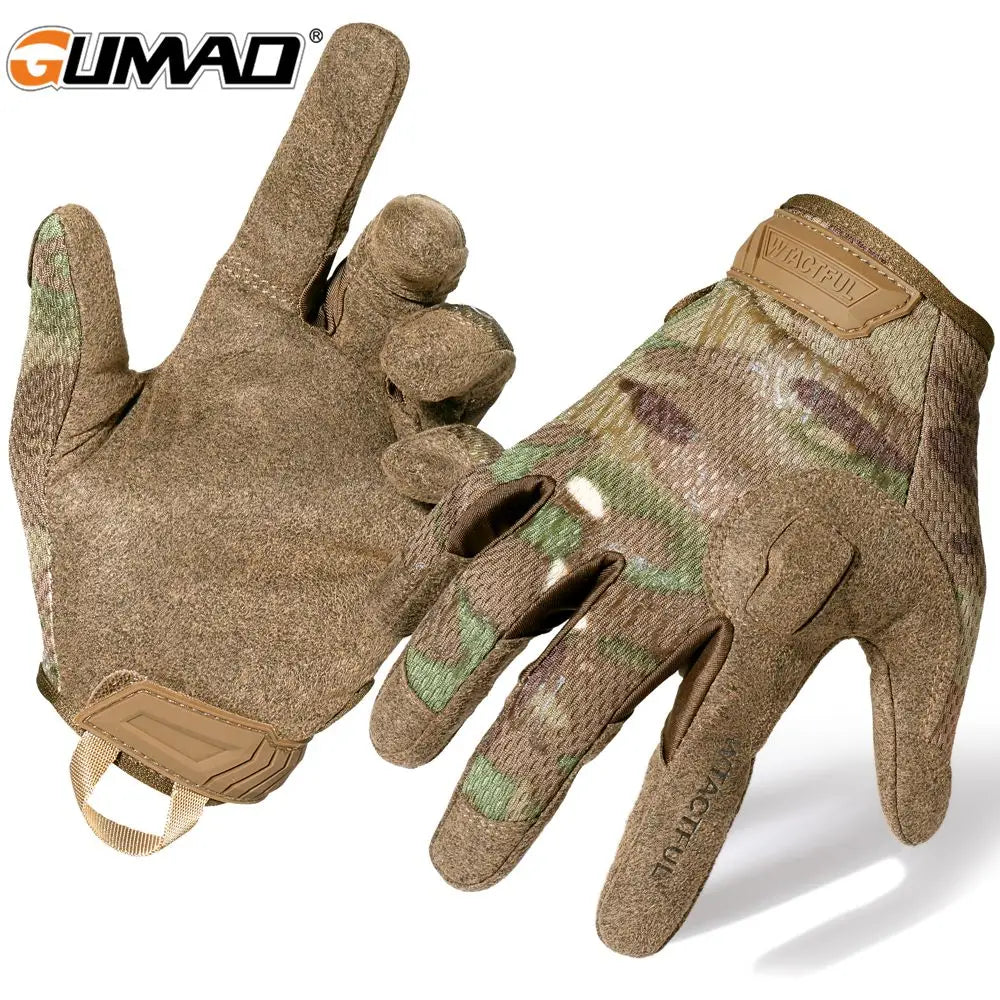 Camouflage Army Combat Tactical Gloves