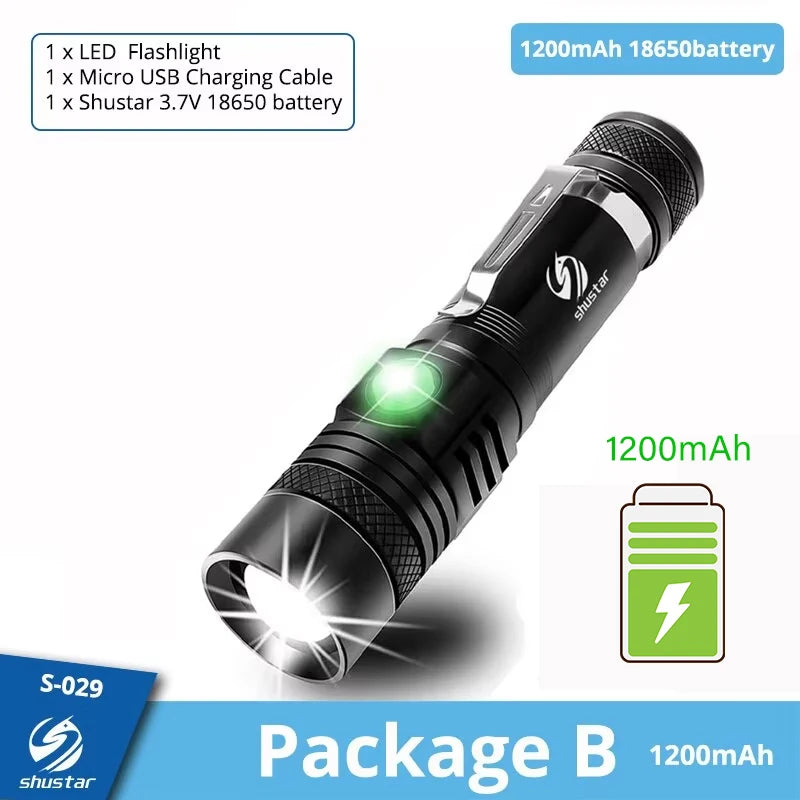 High Power Waterproof LED Flashlight