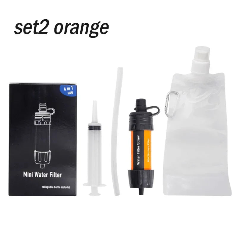 Outdoor Survival Water Filter Straws