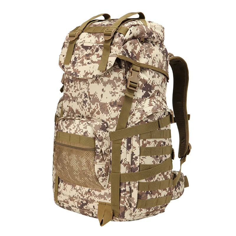 60L Outdoor Waterproof Military Backpack