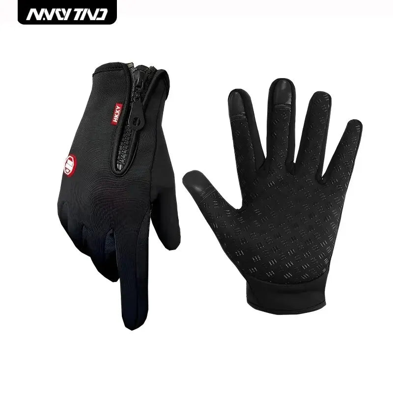 Men's Full Finger Leather Gloves