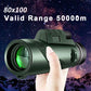 80X100 Zoom Telescope HD Professional Night Monocular