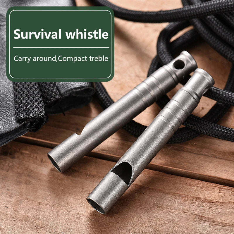 Titanium Emergency Survival Whistle