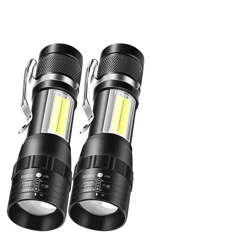 Mini LED Flashlight with Adjustable Focus