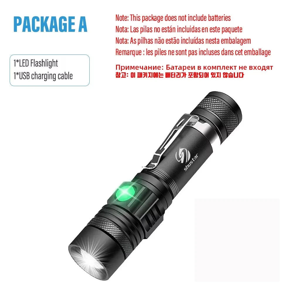 High Power Waterproof LED Flashlight