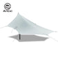 Ultra Light Nylon Rodless Tent with Silicon Coating