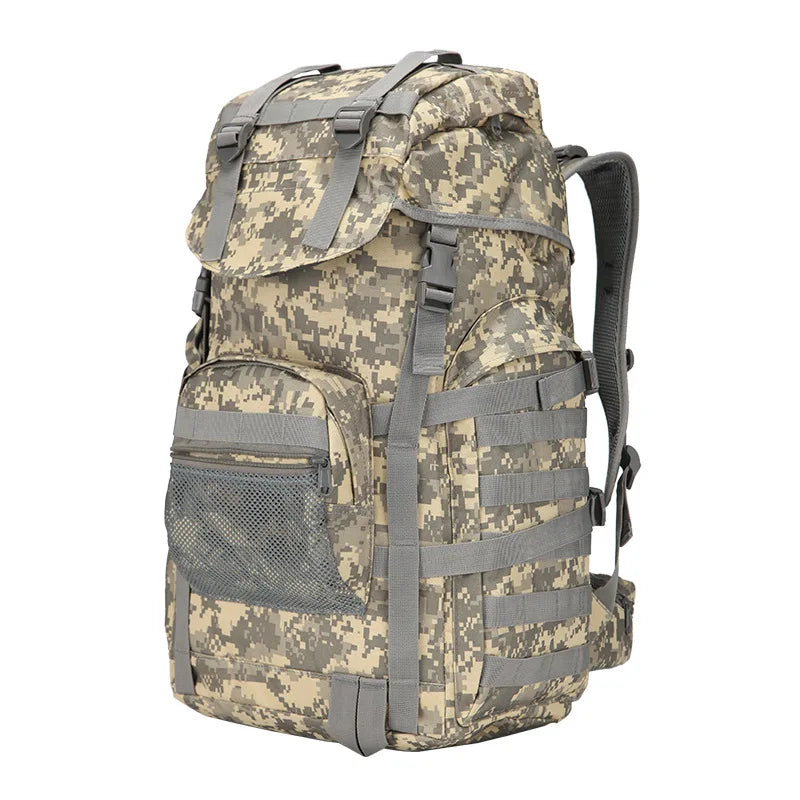 60L Outdoor Waterproof Military Backpack