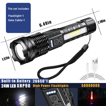 High-power LED Rechargeable Flashlight