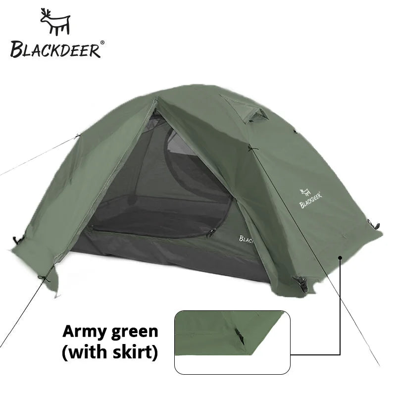 4 Season Double Layer Tent With Snow Skirt