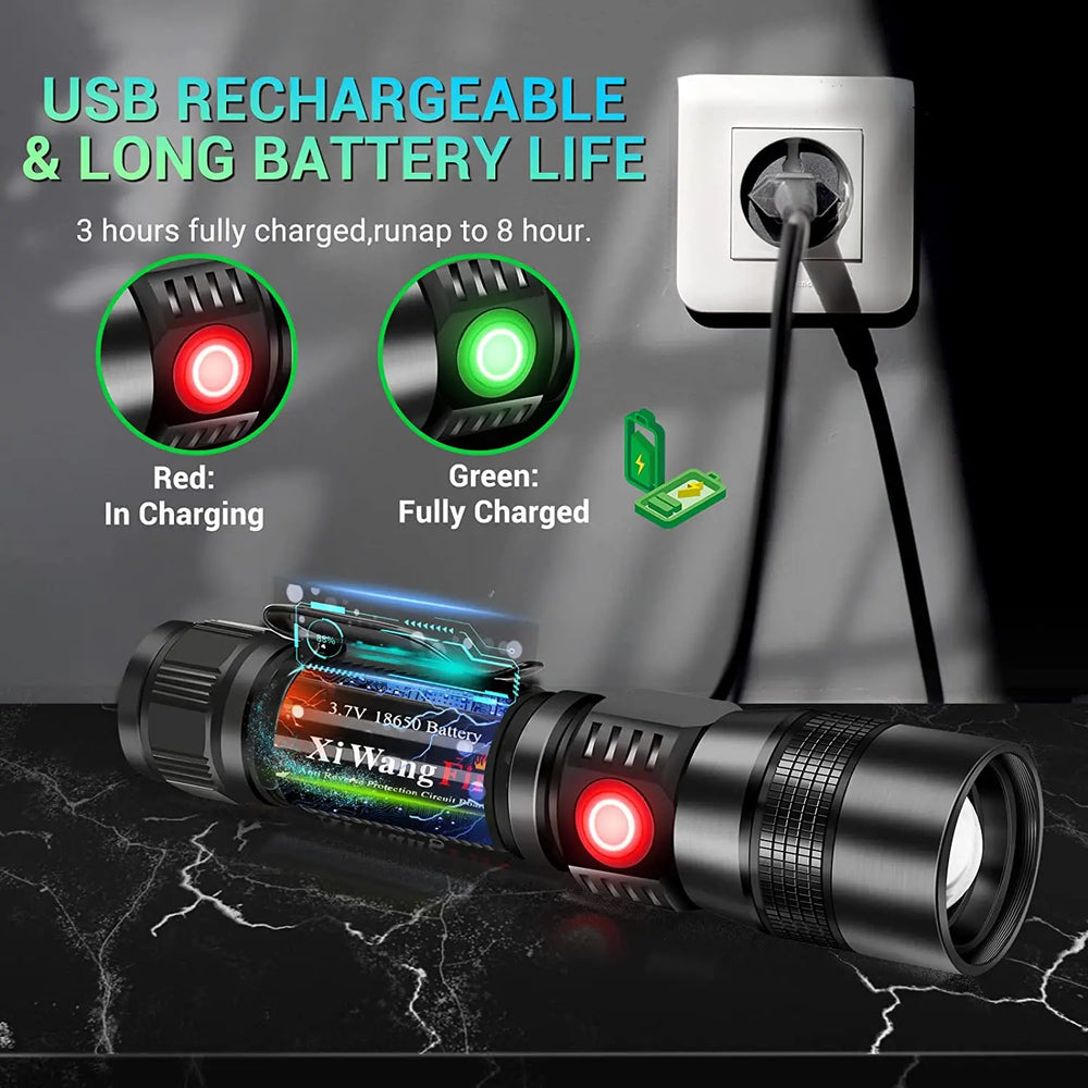 Outdoors Survival Lighting Tool with LED & Infrared Sensor